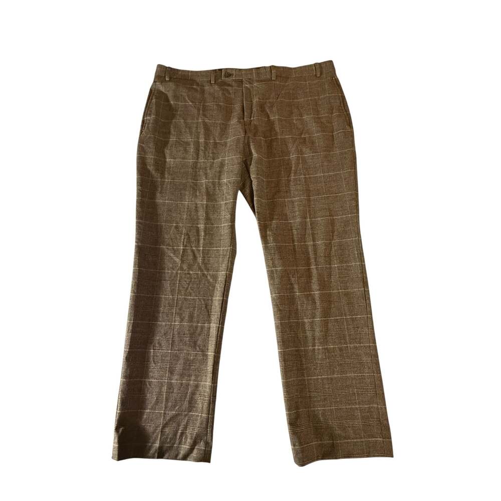 Lauren Ralph Lauren Pleated Brown Plaid 42 x 30
Vintage Trousers